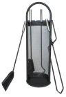 Kamīna Krāsns Piederumu Rīku Aksesuāru Komplekts 5 gb., Melns | Fireplace Accessories Tools