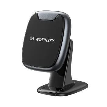Magnetinis automobilinis telefono laikiklis Wozinsky WUMTD ant prietaisų skydelio, juodas
