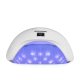 Ocho Nails X13 UV/LED Nail Lamp 65W with Mirrored Bottom, White