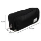 Maaleo 3-Compartment Pencil Case, Black
