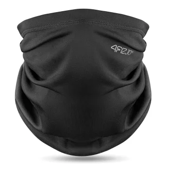 Unisex Thermal Neck Gaiter Warmer 4FIZJO, Black
