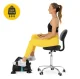 Swivel Medical & Massage Stool with Backrest 4FIZJO PURE+, Black