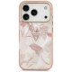 Guess Jungle Tonal Triangle MagSafe Phone Case Cover iPhone 17 Pro - pink