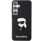 Karl Lagerfeld Samsung Galaxy S24 Case 3D Rubber Ikonik NFT, Black