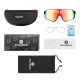 Rockbros 10135R Photochromic Bicycle Glasses, Red