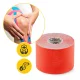 4FIZJO Kinesiology Tape 5 cm x 5 m, Red
