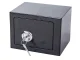 Home Safe with Key Lock, Black