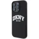 Dkny iPhone 16 Pro Case Silicone White Printed Logo MagSafe, Black