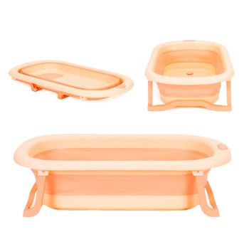 Ecotoys Foldable Baby Bathtub, Pink