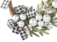 Christmas Wreath with Decorations for Door and Wall, 30 cm