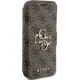 Guess iPhone 15 Pro Wallet Case 4G Big Metal Logo, Brown