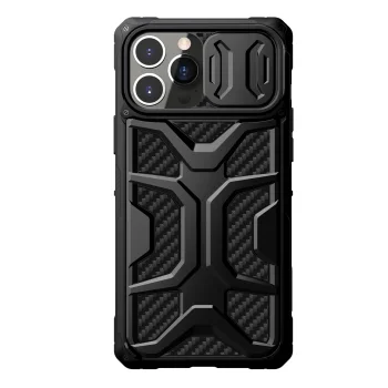 Nillkin Adventurer Case for iPhone 13 Pro Armored Cover with Camera Protector, Black