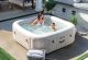 Надувное джакузи Intex 28446 PureSpa на 4 человека, 175x71 см, бежевое