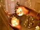 Christmas Curtain, Garland Lights, 138 LED, IP44, Warm White