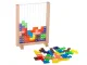 Endless Tetris Puzzle Board Game for Kids, 42 blocks