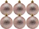 Christmas Baubles Set of 30, Shatterproof Ornaments, Rose Gold