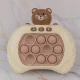 Electronic Pop It Game Maxlife MXPS-100 Bear Sensory Fidget Toy for Kids, beige