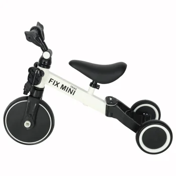 Trike Fix Mini 3-in-1 Multifunctional Kids Balance Bike, White