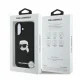 Karl Lagerfeld Silicone Karl & Choupette Head MagSafe Case for iPhone 16, Black