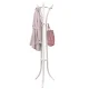 ModernHome Standing Coat Rack with 9 Hooks, White