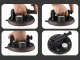 Vacuum Suction Cup with Pump and Gauge for Glass & Tiles, 200kg, black
