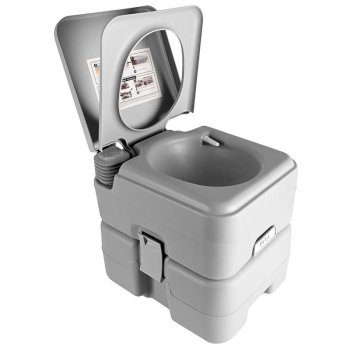 Portable Toilet for Camping with 12L Flush Tank and 200kg Capacity