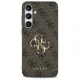 Guess GUHCS24FE4GMGBR S24 FE S721 brown/brown hardcase 4G Big Metal Logo
