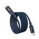 Choetech XCC-1068 PD 60W USB-C to USB-C Cable with Display 1.2 m - Blue