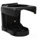 Folding car cup holder for drinks up to 7.5 cm diameter, black