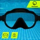 4Fizjo TSUNAMI Diving and Snorkeling Mask, Black