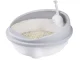 Open Cat Litter Box with High Sides and Scoop, 44.5x48.5 cm