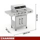 Kaminer Varen 4.0 Gas Grill 3+1 13.5kW, Silver