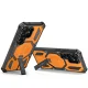 Tech-Protect MagBlast MagSafe Case and 2 Tempered Glasses for Samsung Galaxy S26 Ultra, Black/Orange