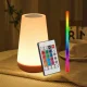 Touch LED Night Lamp with Remote Control RGB White