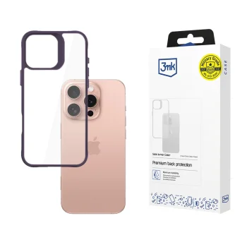 Dėklas 3mk Satin Armor Case+ telefonui Apple iPhone 16 Pro, Purple / Transparent