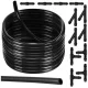 Windshield Washer Hose Repair Kit Xtrobb 2m Tubing Connectors, Black