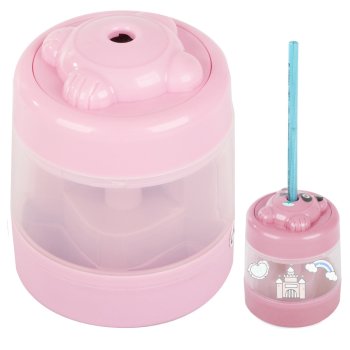 Rechargeable Electric Pencil Sharpener for Kids School USB, Pink