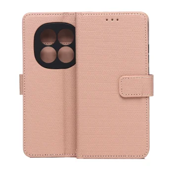 Smart Triangle Wallet Case for Xiaomi Redmi Note 15 Pro Plus 5G, Pink