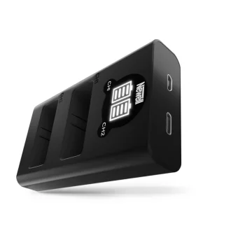 Newell DL-USB-C dviejų kanalų įkroviklis CPSS1B akumuliatoriui GoPro 13A
