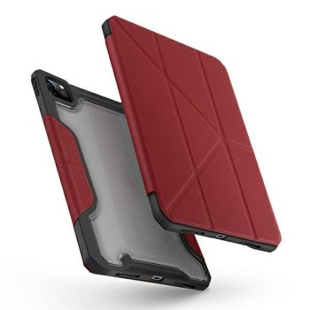 Apple iPad Pro 11 ( 2020, 2021 ) Uniq Etui Trexa Cover Case, Red | Planšetes Vāciņš Maciņš Apvalks Grāmatiņa