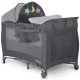 Ricokids Folding Travel Cot with Mattress and Bag, 127.5x66x82 cm, Anthracite