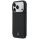 Mercedes Leather Mesh with Bow Line MagSafe Case for iPhone 17 Pro Max, Black