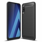 Samsung Galaxy A70 (SM-A705F) Carbon Fiber TPU Case - Black