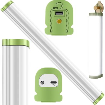 Rechargeable LED Work Light with Magnetic Base, Hook & Power Bank