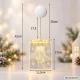 LED Christmas Window Decoration Bells, 6 LEDs, Battery Operated