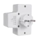 Maclean MCE215 Power Splitter, 3 Sockets with Switch (German Standard)