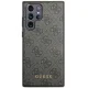 Guess 4G Metal Gold Logo Case for Samsung Galaxy S23 Ultra Grey