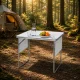 Multigarden Folding Camping Table, 120x60 cm, White