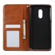 OnePlus 7 PU Leather Wallet Book Case Cover, Black