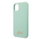 Guess iPhone 11 Pro Max Case Silicone Vintage Gold Logo, Green